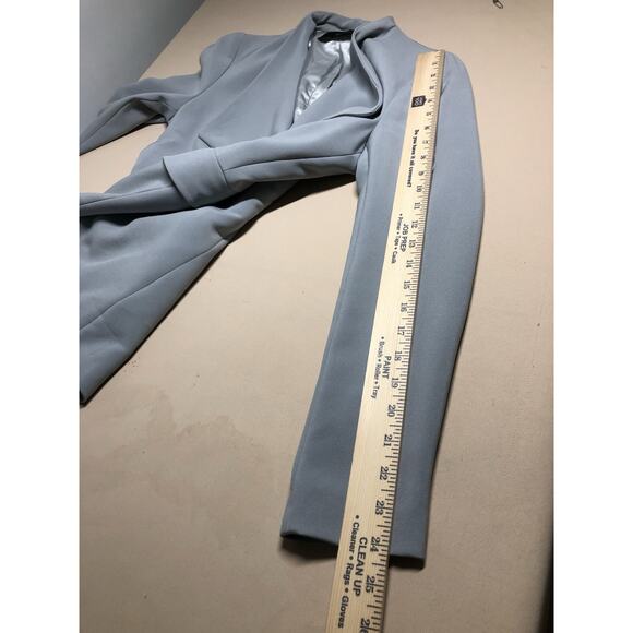 Zara Basic Women Jacket Small Open Front Office Siren Avant Garde Flowing Cape - Picture 8 of 8